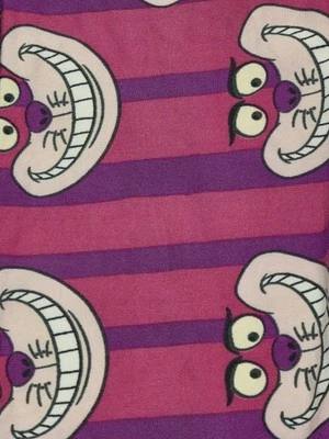 Leggings Lularoe OS- DISNEY- RARAS* Alice no País das Maravilhas- Gato de Cheshire - Imagem 1 de 3