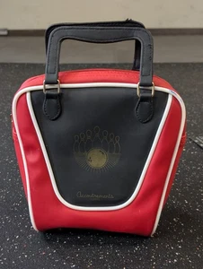 Borsa da bowling Accoutrements rossa mini retrò vintage 2000 - Foto 1 di 11