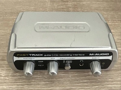 M-Audio Fast Track Guitar Instrument Mic Recording USB Digital Audio Interface - Image 1 of 3