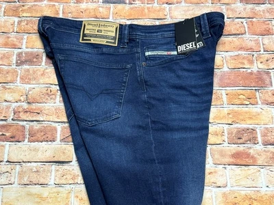 Diesel Markee RE067 Straight Leg Men`s Blue Denim Jeans Size 34x32 Stretch - Image 1 of 4
