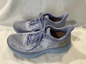 Women’s Hoka One One Clifton 8 Baby Lavender, Size 7B, Walking Running Gym - Picture 1 of 9