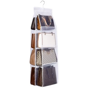 Handbag Hanging Purse Organizer for Closet, 8 Pocket Handbag Storage Organize... - Picture 1 of 6