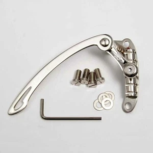 Nickel Les trem, TLT2N, Flat Arm Tremolo by Goldo - Picture 1 of 3
