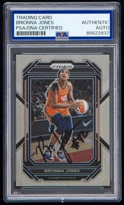 Brionna Jones Signed 2023 Panini Prizm WNBA Card #47 (PSA) Connecticut Suns Auto - Bild 1 von 2