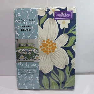 Evergreen Daisy Set of 4 - Duvet Cover, 2 Pillowcase & fitted sheet -King - Picture 1 of 3