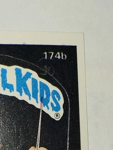 🤮 GPK, 1986 5th Series #174b Repaired REX Ghost 10 Green ERROR Card Not Mint VG - Picture 1 of 7