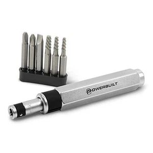  1/4 Inch Drive 7 Piece Impact Driver Set Extractor Tool, Remove 1/4" Drive - Picture 1 of 7