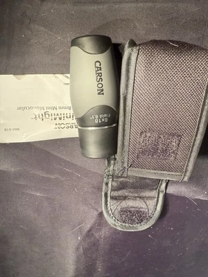 Carson 6x18 Mini Monocular with Pouch - Image 1 of 4