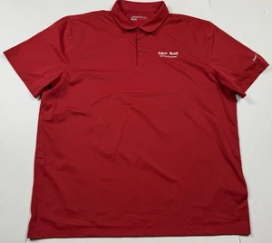 Nike Red Exxon Mobil Polo Shirt 2XL - Picture 1 of 4