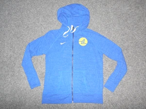 NIKE GYM ISSUE DAMEN LARGE MELIERT BLAU FULL ZIP HOODIE KAPUZENJACKE - Bild 1 von 3