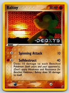 Baltoy (Reverse Holo) Deoxys 53/107 Pokemon Karte LP - Bild 1 von 2