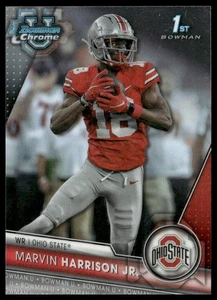Bowman University 2023 cromo #100 Marvin Harrison Jr. - Imagen 1 de 2