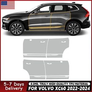 For Volvo XC60 2022-2024 Doors Precut Paint Protection Film Gloss Clear PPF TPU - Picture 1 of 19
