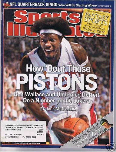 21/06/04 Sports Illustrated - BEN WALLACE - Imagem 1 de 1