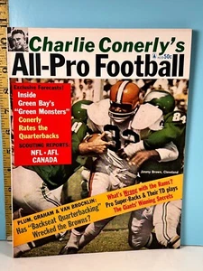 🔥1962 Charley Conerly's All-Pro Football Magazine Jim Brown Cover HIGH GRADE!🔥 - Picture 1 of 1