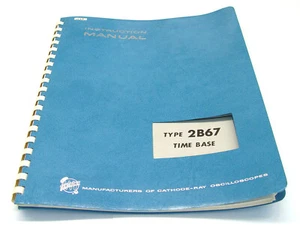 Tektronix 2B67 Time Base, instrukcja obsługi, serwis, zakresy 560 - Zdjęcie 1 z 1