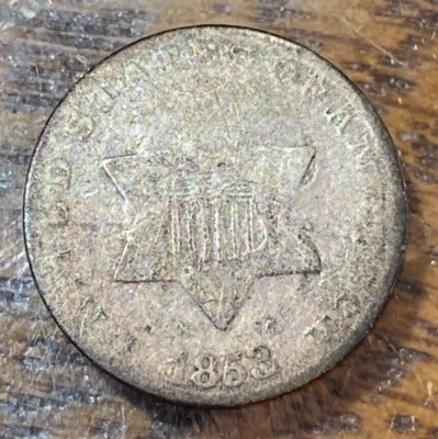 1853 Cent Silver Nice Original Good CHRC - Image 1 of 2