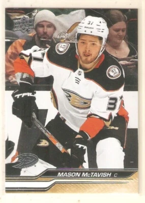 Mason McTavish 2023-24 Upper Deck Series 1 Base Card #2 Ducks - Image 1 of 2