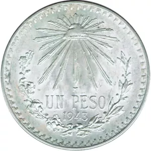MEXICO MONEDA DE PLATA 1 PESO 1943 - Bild 1 von 2
