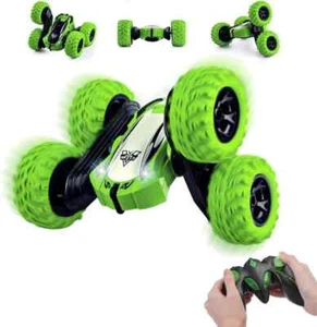 360° Remote Control Car Double-Sided Flip 2.4GHz 4WD RC Stunt Car Toy Tumbling - Picture 1 of 6
