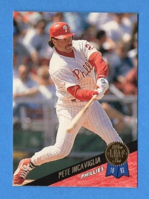 1993 Leaf Baseball Pete Incaviglia Philadelphia Phillies #276 - Image 1 of 2