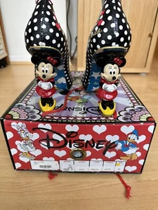 Irregular Choice Minnie Mouse Shoes BNWT With Minnie Mouse Heels Size 40 (7) - Imagen 1 de 24