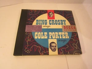 Bing Crosby, 78rpm Album, V_, Bing Crosby Sings Cole Porter, Decca A-691 - Foto 1 di 2