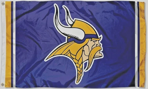 MINNESOTA VIKINGS SKOL FOOTBALL FLAG BANNER TAILGATE 3x5ft FREE SHIPPING Cover