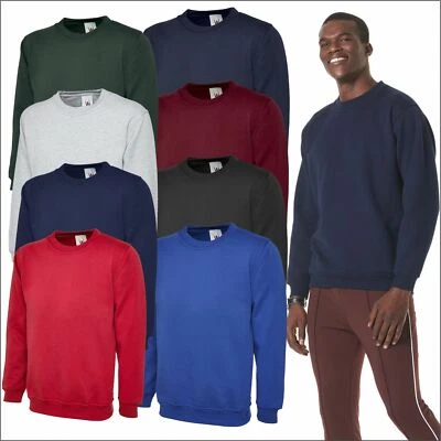 SUDADERA PREMIUM Uneek Unisex Peso Pesado Cuello Redondo Suéter Liso TOP Foto 1 de 4