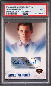 Topps Superman Returns James Marsden 2006 Autograph by James Marsden PSA 9 Mint - Picture 1 of 2