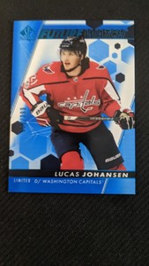 2022-23 SP AUTHENTIC LUCAS JOHANSEN #ed 302/399 LIMITED BLUE FUTURE WATCH ROOKIE