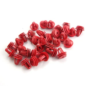 10x DOOR TRIM PANEL CLIPS for NISSAN NAVARA QASHQAI 350Z ALMERA TINO MICRA - Picture 1 of 7