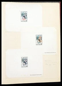 Lot 38739 Epreuves 1963 from various French colonies in album. - Picture 1 of 10