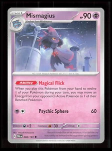 Mismagius 088/193 SV02: Paldea Evolved Pokemon tcg Card CB-1-9-C-5 - Imagen 1 de 7