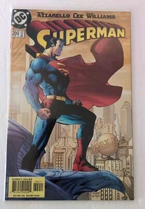 Superman #204, DC Comics 2004 Iconic Jim Lee Cover NM - Picture 1 of 6