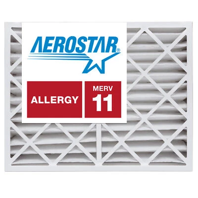Aerostar 16x20x4 Slim (15 1/2" x 19 1/2" x 3 3/4") MERV 11, 16x20x4 Slim, 1PK - Image 1 of 4