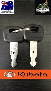 2 x Kubota 459A Excavator Plant Digger Keys 459a Set of 2 FREE POSTAGE - Picture 1 of 4