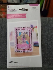 Crafters Companion Create A Card de doble cara Die Love Birds - Imagen 1 de 1