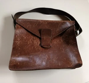 Sehr alte Ledertasche - Bild 1 von 7