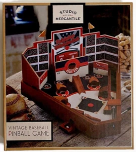 Studio Mercantile Vintage Baseball Pinball Game Classic Ballpark Tabletop Toy12+ - Picture 1 of 5