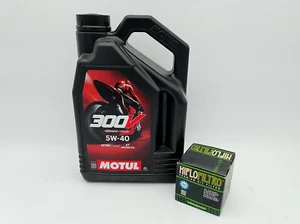 Motul 300V 4T 5W40 / Filtro de aceite Yamaha YXE1000 YXF1000 Wolverine todos los modelos - Imagen 1 de 1