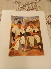 Beckett Baseball Card Monthly June 1991 #75 DIMAGGIO & MANTLE / GEHRIG & RUTH