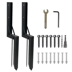 Reinforce your Fence's Stability with the 29 Inch Steel Fence Post Repair Kit - Picture 1 of 7