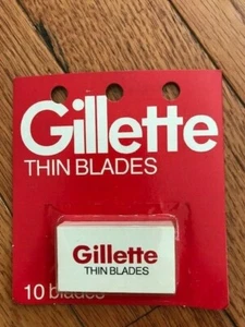 Vintage Gillette dünne Klingen @1987 - Bild 1 von 2