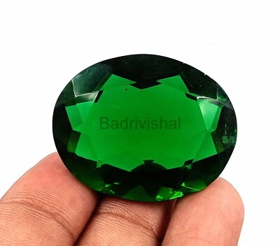 Green Moldavite 200Ct IGL Faceted Oval Cut Czech Republic Best Offer NOW - Image 1 of 4