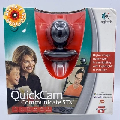 Logitech: QuickCam Communicate STX 2006 Web Cam Factory Sealed New - Image 1 of 4