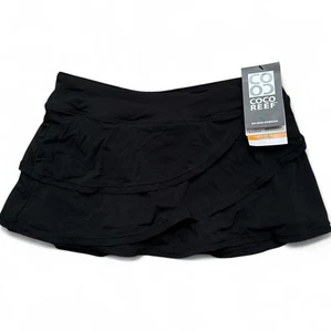 Coco Reef Damen schwarz IIIusion-Overlay Schwimmrock Größe Small - Bild 1 von 6