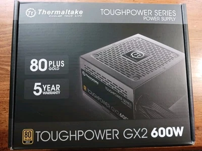 Thermaltake GX2 80 Plus Gold 600W PSU Barley Used Pristine Condition - Image 1 of 4