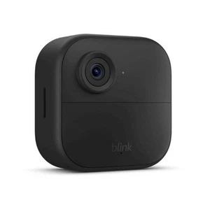 Blink Outdoor 4 (4. Gen) kabellose Smart Überwachungskamera, schwarz + Sync Modul 2 - Bild 1 von 6