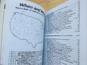 1990 BMW OWNERS ANONYMOUS REFERENCE GUIDE rally map ~ ads ~ Mount MT Rushmore - Picture 1 of 15